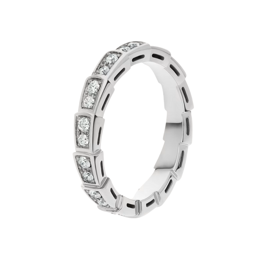 Serpentine Italy Silver Ring