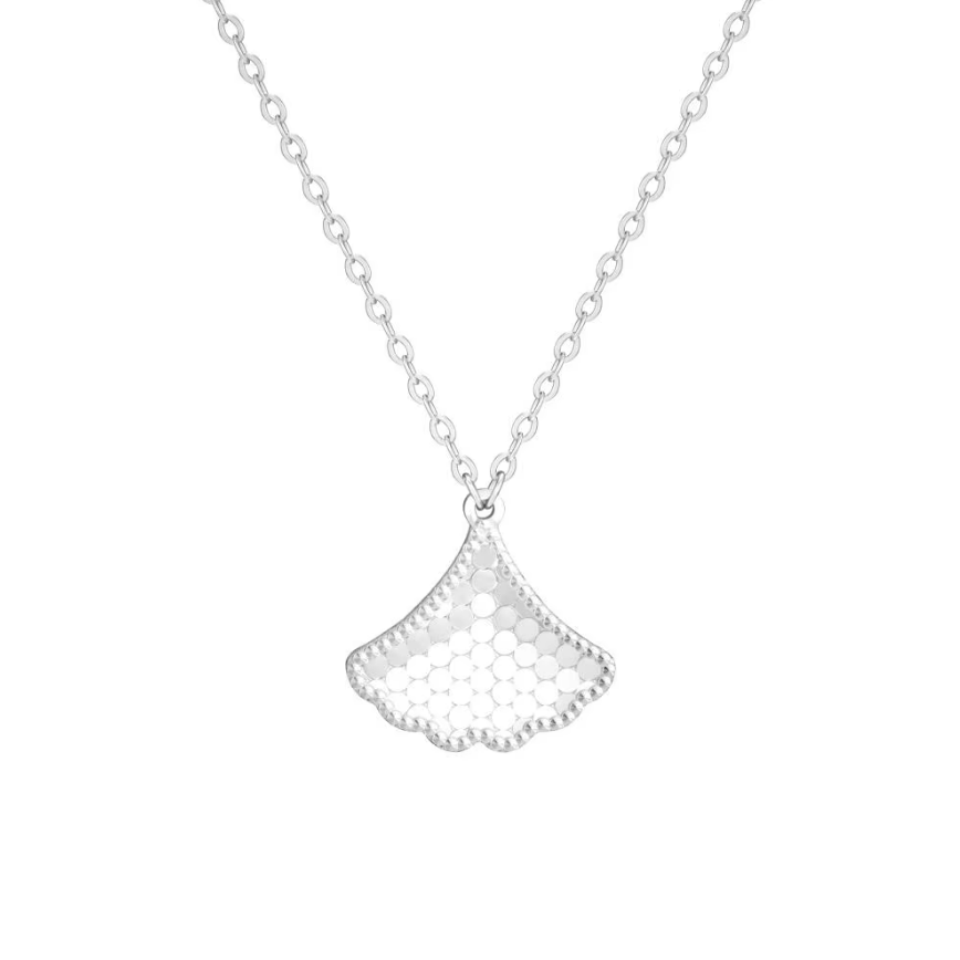 Diva Pendant Rhodium-Plated Necklace