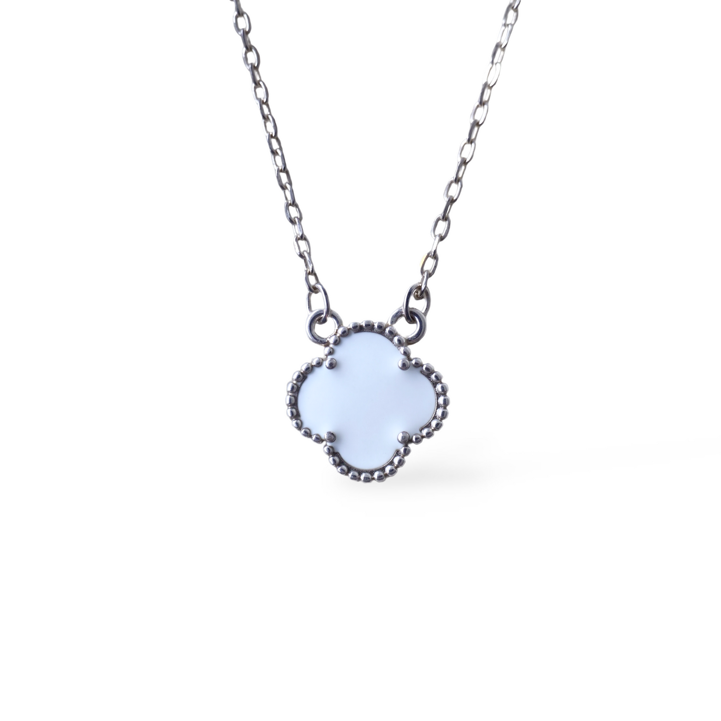 Mini Clover Italy Silver Necklace