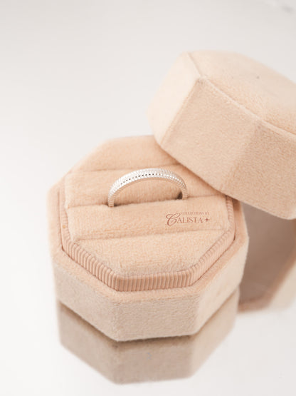 Unity Band Rhodium-Plated Rings