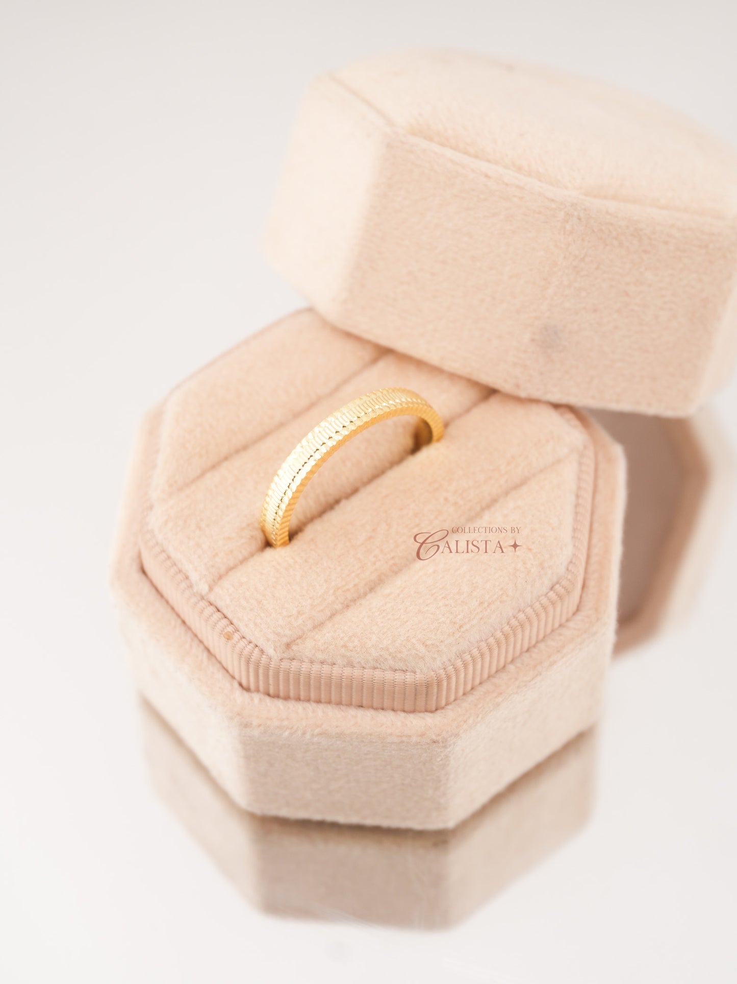 Unity Band Rhodium-Plated Rings