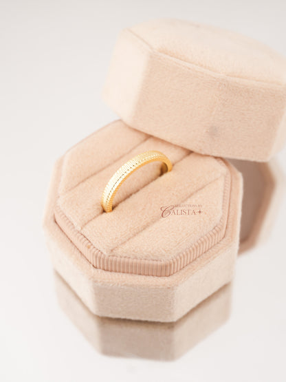 Unity Band Rhodium-Plated Rings