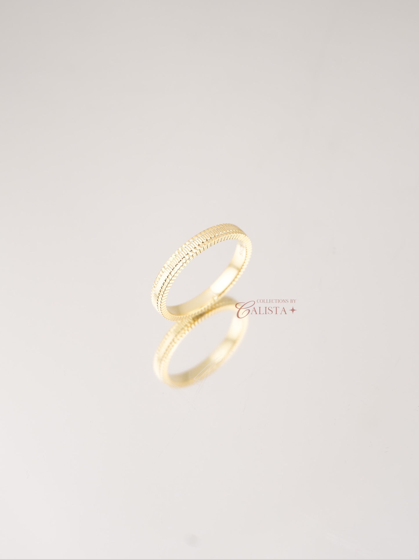 Unity Band Rhodium-Plated Rings