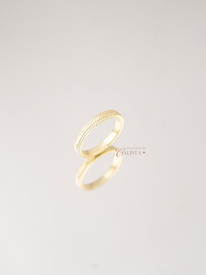Unity Band Rhodium-Plated Rings