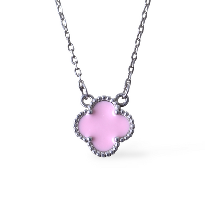 Mini Clover Italy Silver Necklace