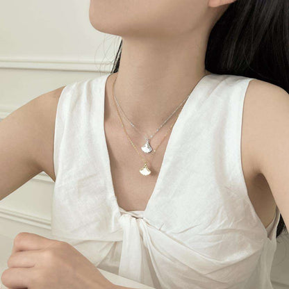 Diva Pendant Rhodium-Plated Necklace