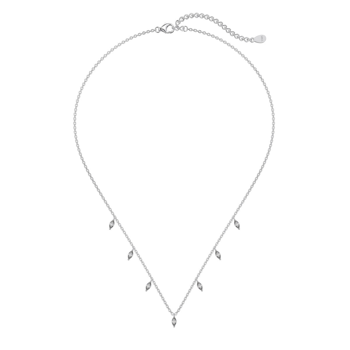 Marquise Station Necklace