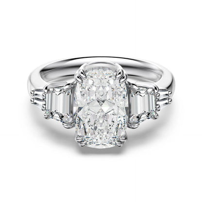 Big Trilogy Rhodium-Plated Ring